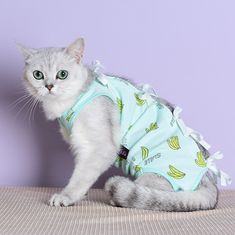 Anti-bite And Anti-licking Pet Clothes For Cats Sterilization After Surgery, Kitten Weaning Clothes