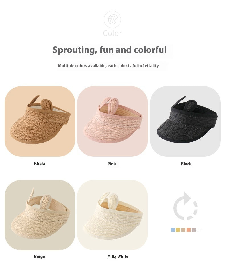 Child Sun-proof Visor Straw Hat