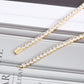 4mm Zircon Tennis Necklace Men