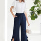 Fashion Ruffles Bell-bottoms Ankle-length Pants Women