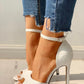 Super high heel plus size women high heel sandals