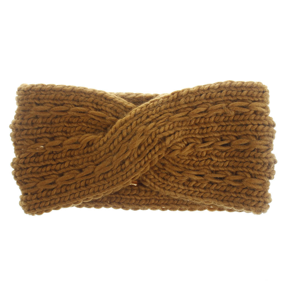 Knitted Headband Diagonally Crossed Hair Accessories