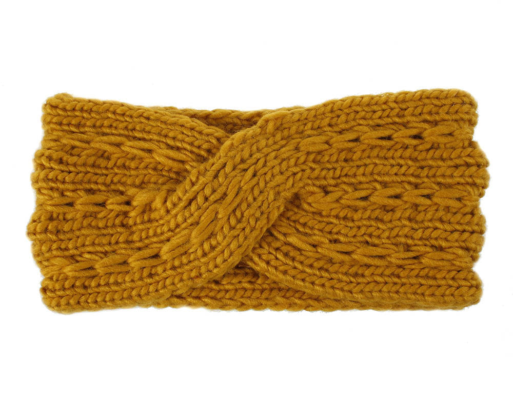 Knitted Headband Diagonally Crossed Hair Accessories