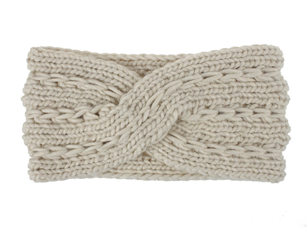 Knitted Headband Diagonally Crossed Hair Accessories