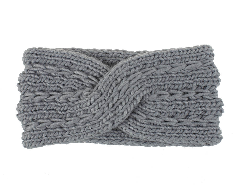 Knitted Headband Diagonally Crossed Hair Accessories