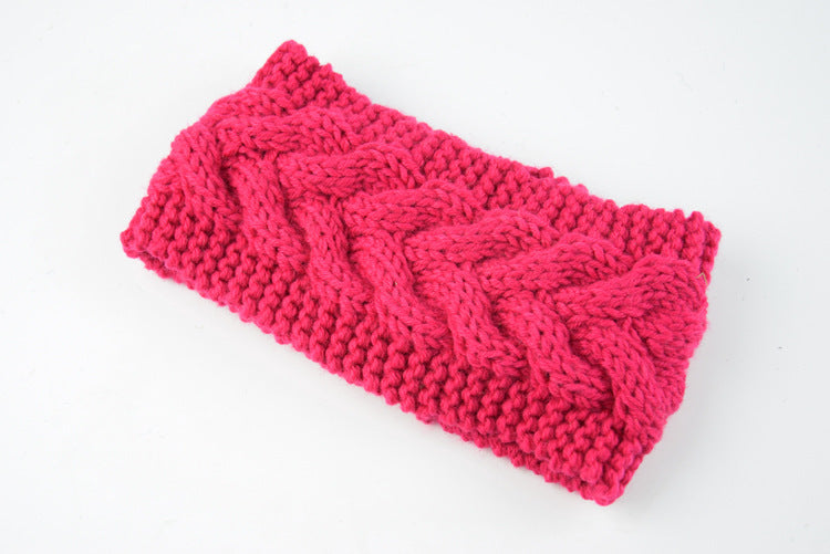 Knitted Headband Diagonally Crossed Hair Accessories