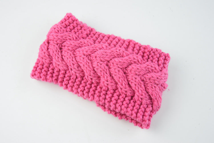 Knitted Headband Diagonally Crossed Hair Accessories