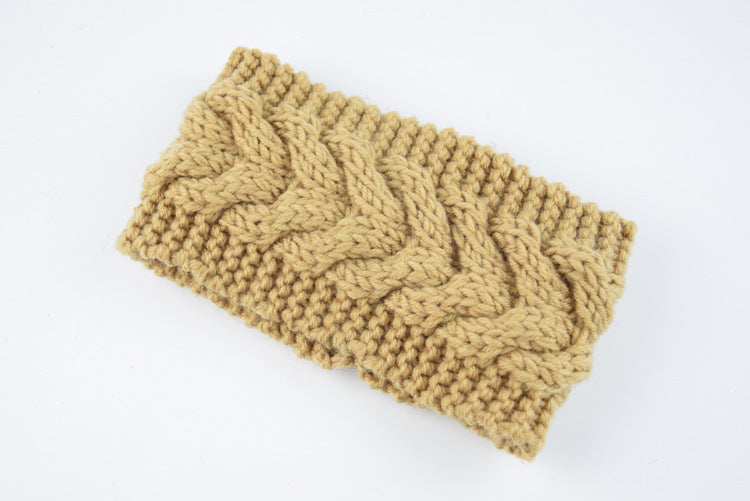 Knitted Headband Diagonally Crossed Hair Accessories