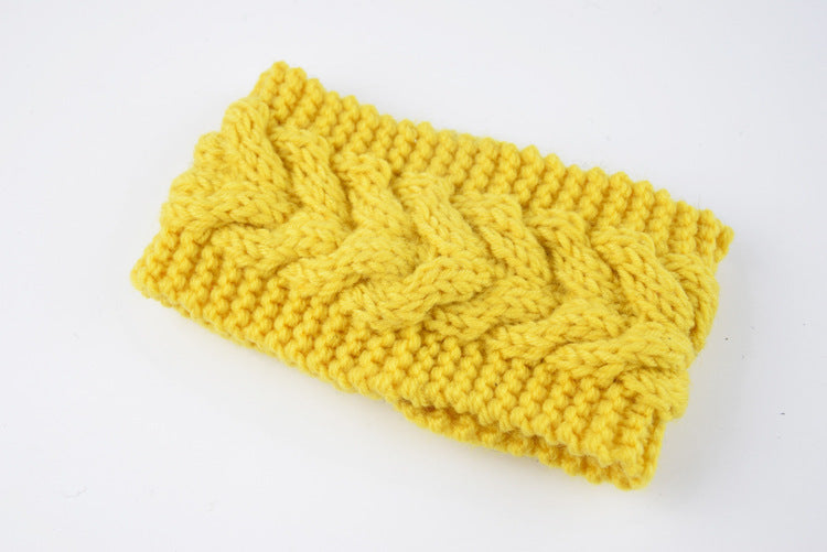 Knitted Headband Diagonally Crossed Hair Accessories