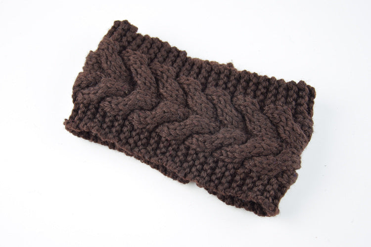 Knitted Headband Diagonally Crossed Hair Accessories