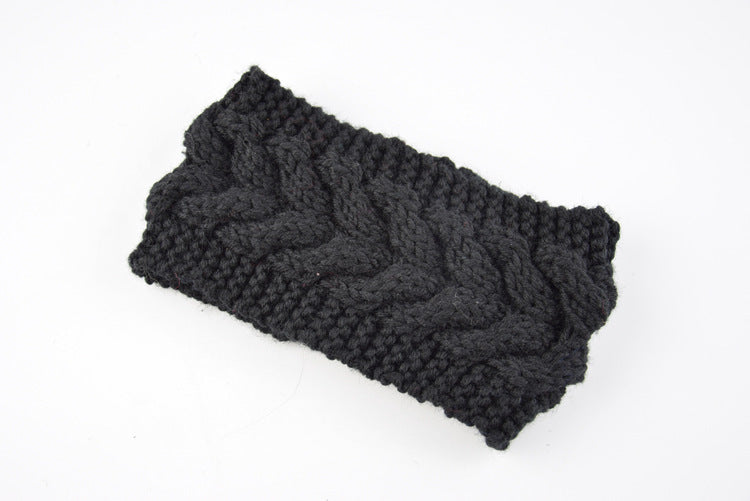 Knitted Headband Diagonally Crossed Hair Accessories