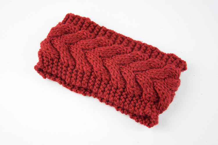 Knitted Headband Diagonally Crossed Hair Accessories