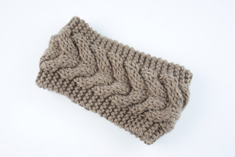 Knitted Headband Diagonally Crossed Hair Accessories