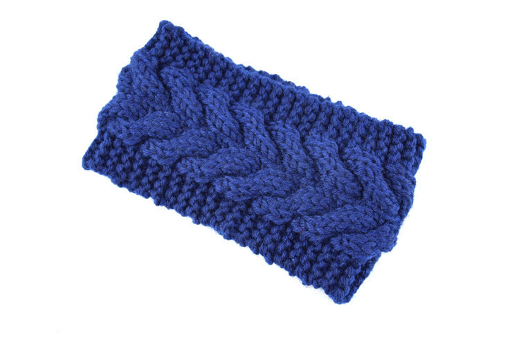 Knitted Headband Diagonally Crossed Hair Accessories