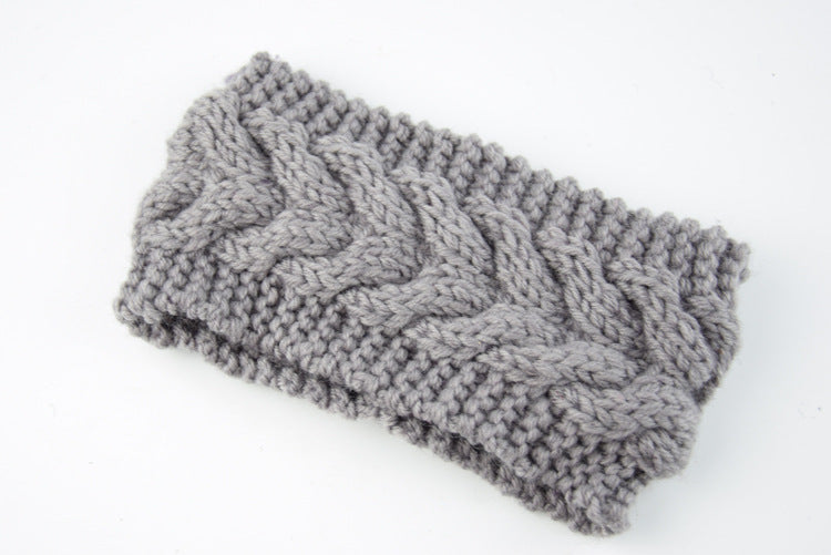 Knitted Headband Diagonally Crossed Hair Accessories