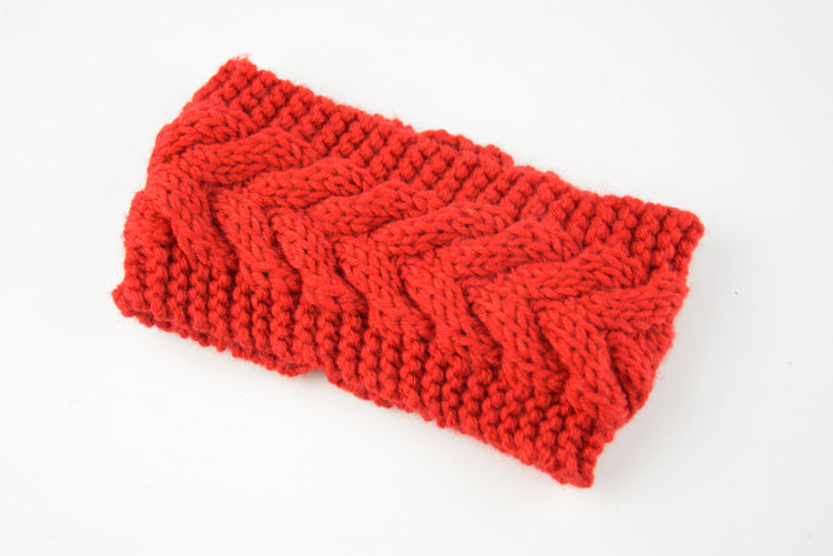 Knitted Headband Diagonally Crossed Hair Accessories