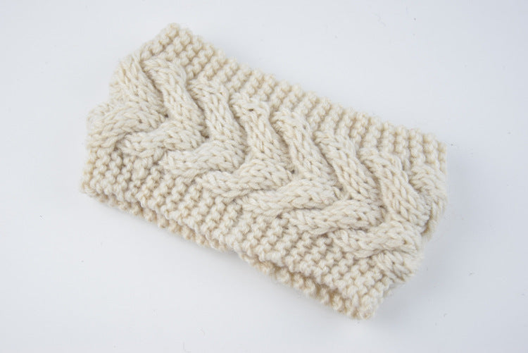 Knitted Headband Diagonally Crossed Hair Accessories