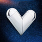 Heart Shape Gas-Electric Folding Lighter USB Electronic Charging