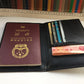 RFID Antimagnetic Passport Holder Leather ID Case