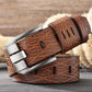 Versatile leather belt for men