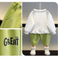 Boys Sweater Suit Clothes Fashionable Children Korean Style