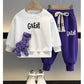 Boys Sweater Suit Clothes Fashionable Children Korean Style