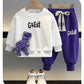 Boys Sweater Suit Clothes Fashionable Children Korean Style