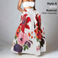 Bottoms Skirt Floral Holiday Women For Long Maxi