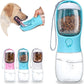 Ravel Puppy Water Bowl Dog Water Bottle With Food Container Portable Pet