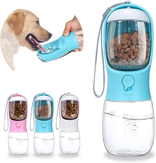 Ravel Puppy Water Bowl Dog Water Bottle With Food Container Portable Pet