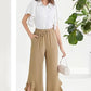 Fashion Ruffles Bell-bottoms Ankle-length Pants Women