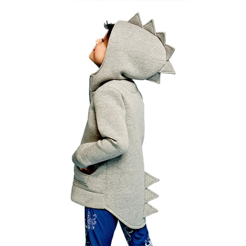 Baby Boy Jacket Dinosaur Hooded Coat