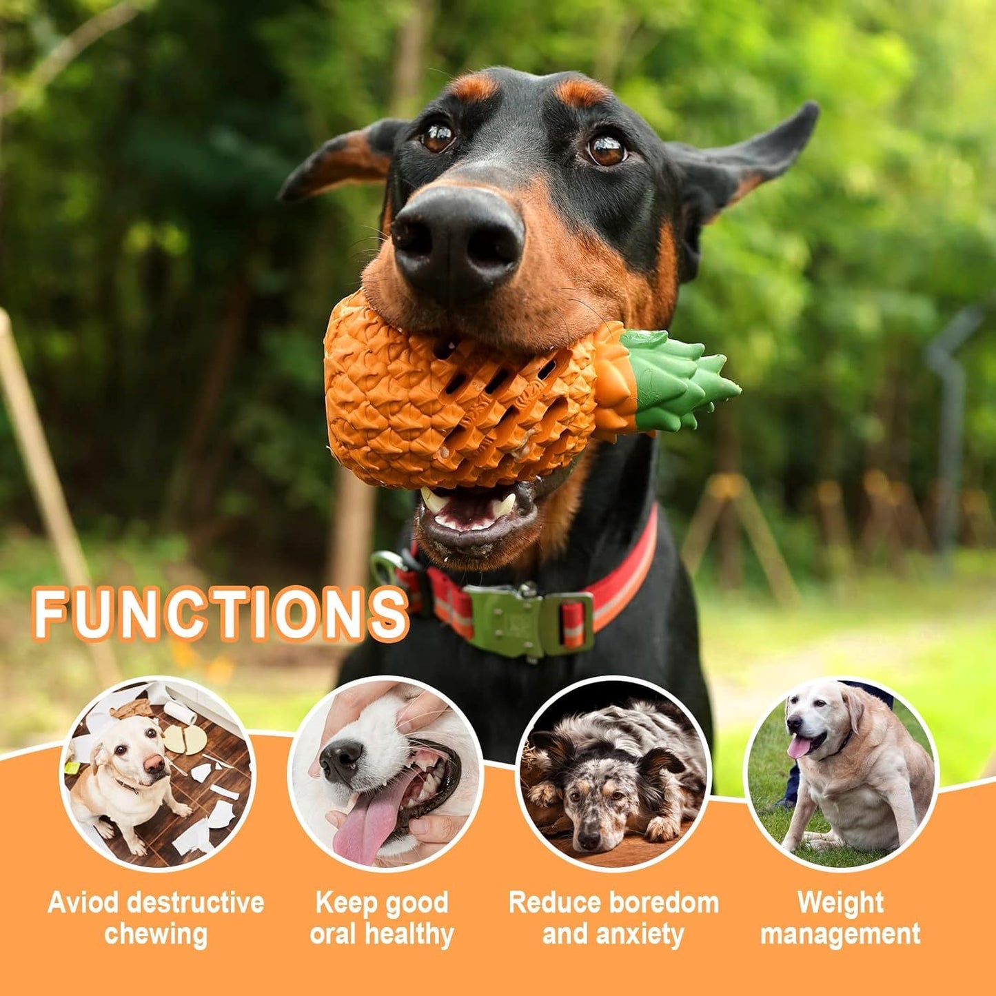 Dog Toys For Dogs Pineapple Dog Chew Toys