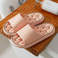 Non-slip Design Bathroom Slippers Home Summer Thick Sole Floor Bedroom House Shoes For Women Men