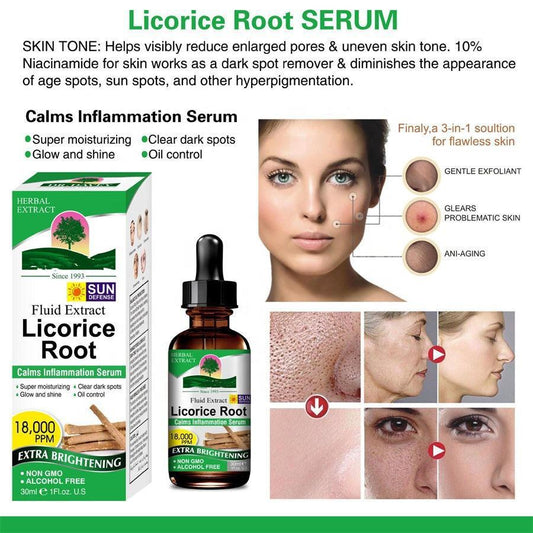 Cosmetic Facial Skin Care Licorice Root Fluoride