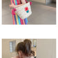 Children's Straw Handmade Knitted Messenger Bag