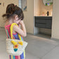 Children's Straw Handmade Knitted Messenger Bag