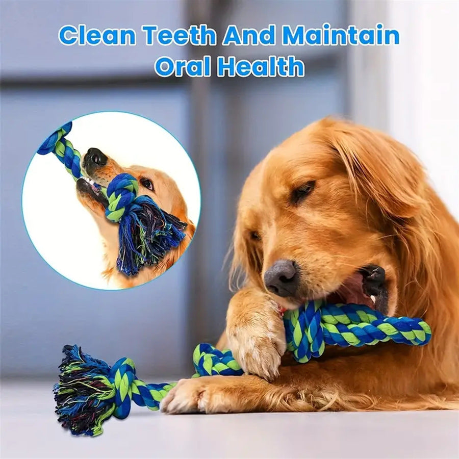 Heavy-Duty Rope Knot Dog Toys