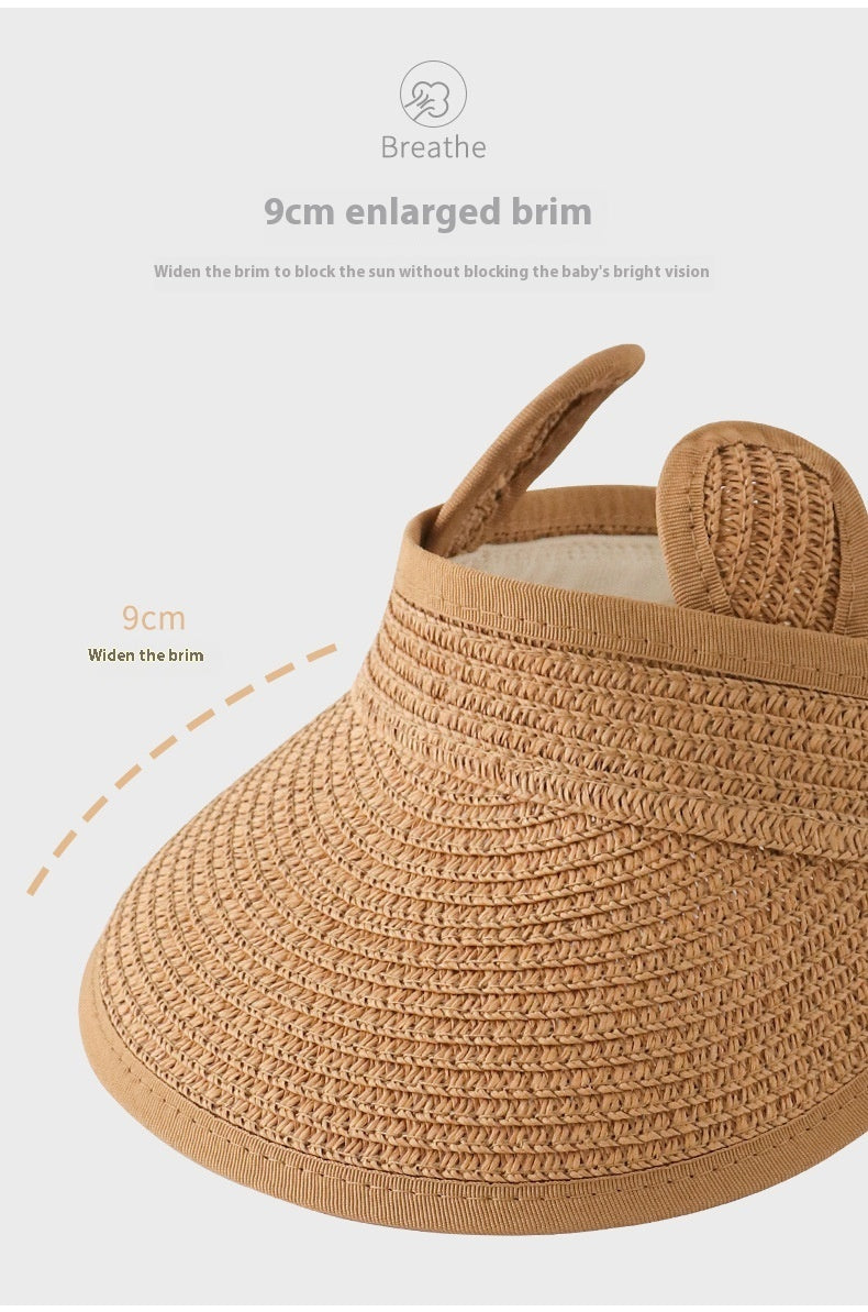 Child Sun-proof Visor Straw Hat