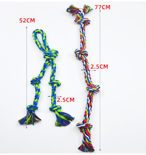 Heavy-Duty Rope Knot Dog Toys